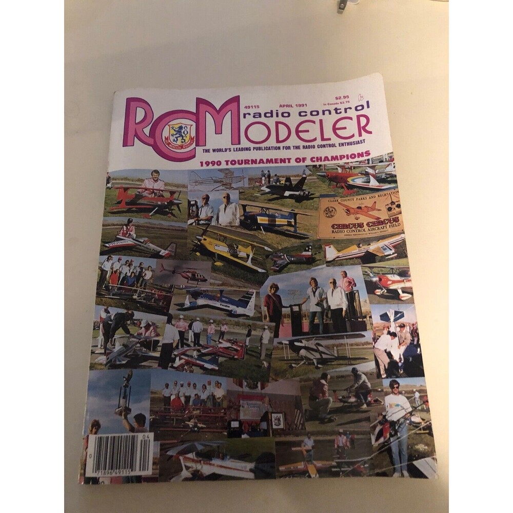 RC Modeler Magazine Radio‎ Control Airplane Models April 1991